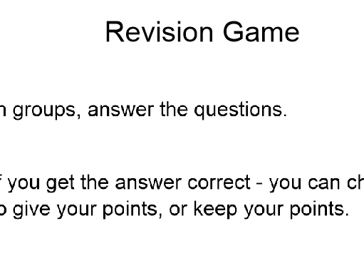 Fun SATS Revision Maths Game