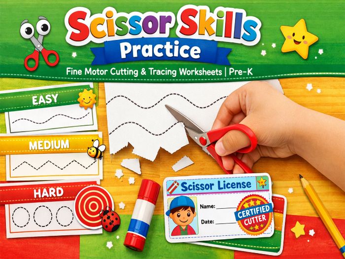 Scissor Skills & Fine Motor Cutting