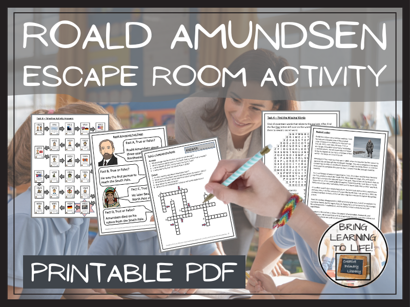 Roald Amundsen Escape Room Activity