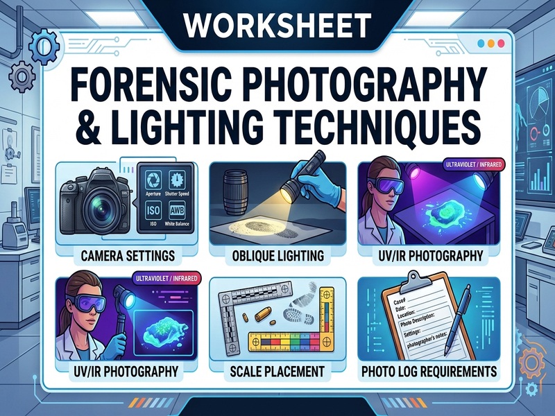 Forensic Photography & Lighting Techniques