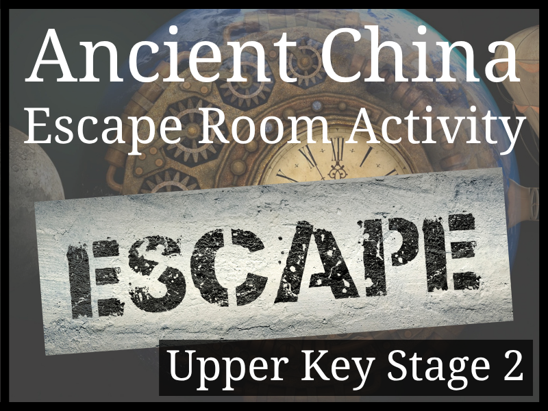 Ancient China Escape Room Activity