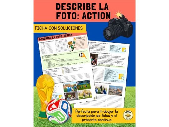 Describe la foto: Action Photo description - Football - World Cup