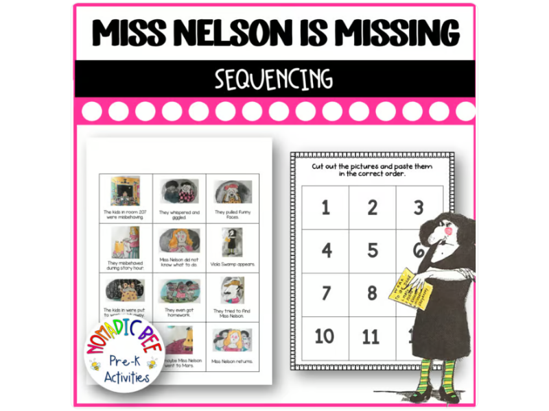 Miss Nelson is Missing Activities