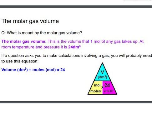 CIE IGCSE Coordinated Sciences C4: Stoichiometry