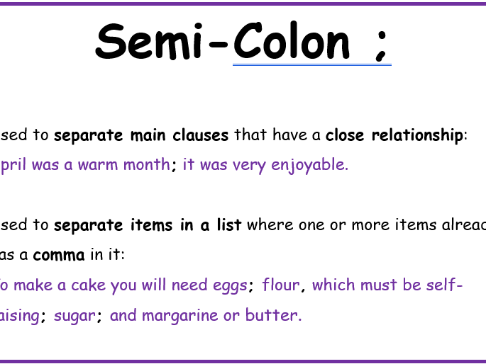 Punctuation posters for upper KS2
