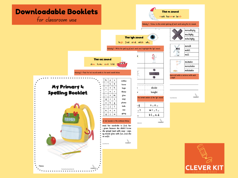 Primary 4 (Year 3) Spelling Booklet