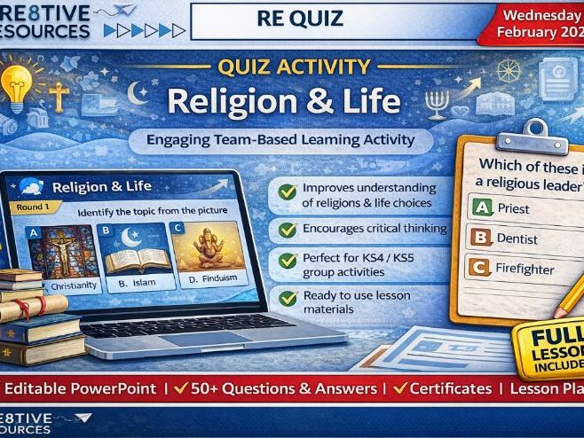 Religion & Life RE Quiz