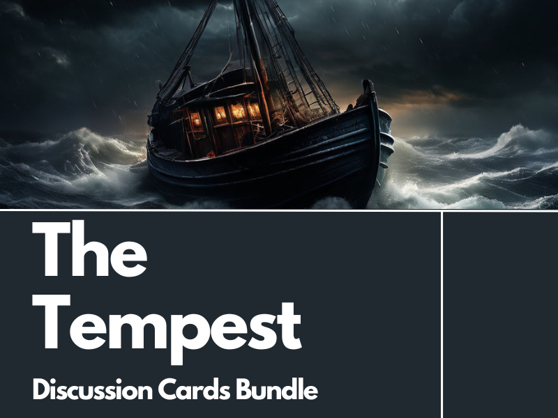 The Tempest Discussion Cards Bundle (Acts 1 - 5)