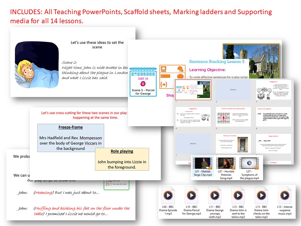 Eyam The Plague Village - Complete unit - Jane Considine - Write Stuff - Year 4 Play