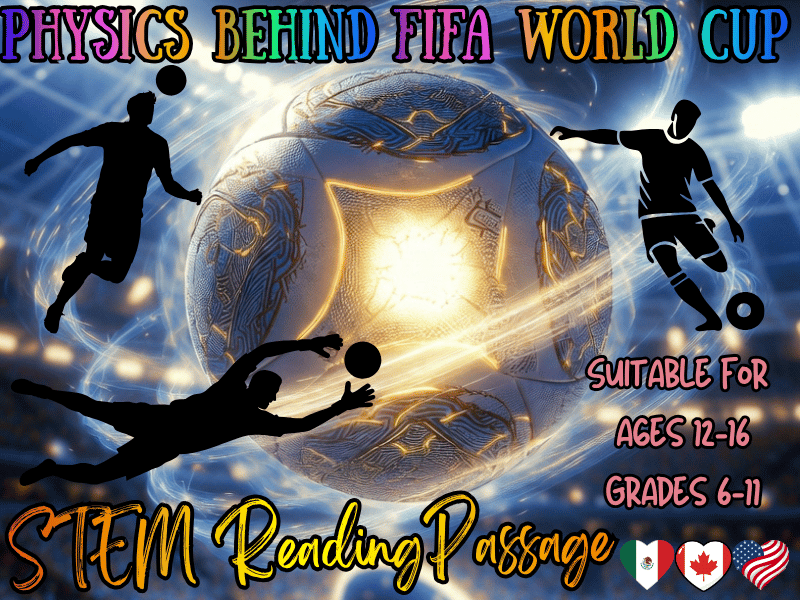 Physics Behind FIFA World Cup: Soccer STEM Reading Passage for Teens | NO PREP