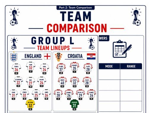 World Cup 2026 Team Line-Ups + Maths Investigation