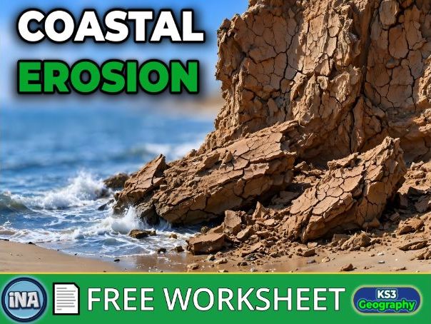 Coastal Erosion - FREE KS3 Geography Worksheet