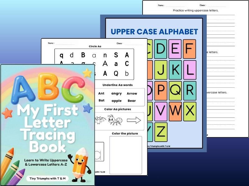My First Letter Tracing Book – Learn to Write