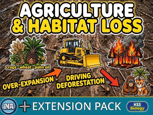 Agriculture and Habitat Loss - KS3 Biology Extension Pack