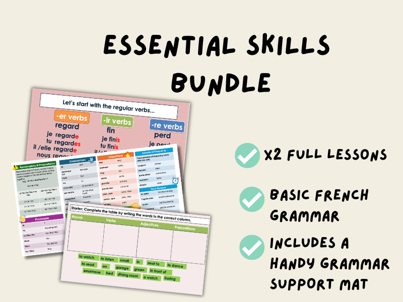 French Essential Skills Bundle