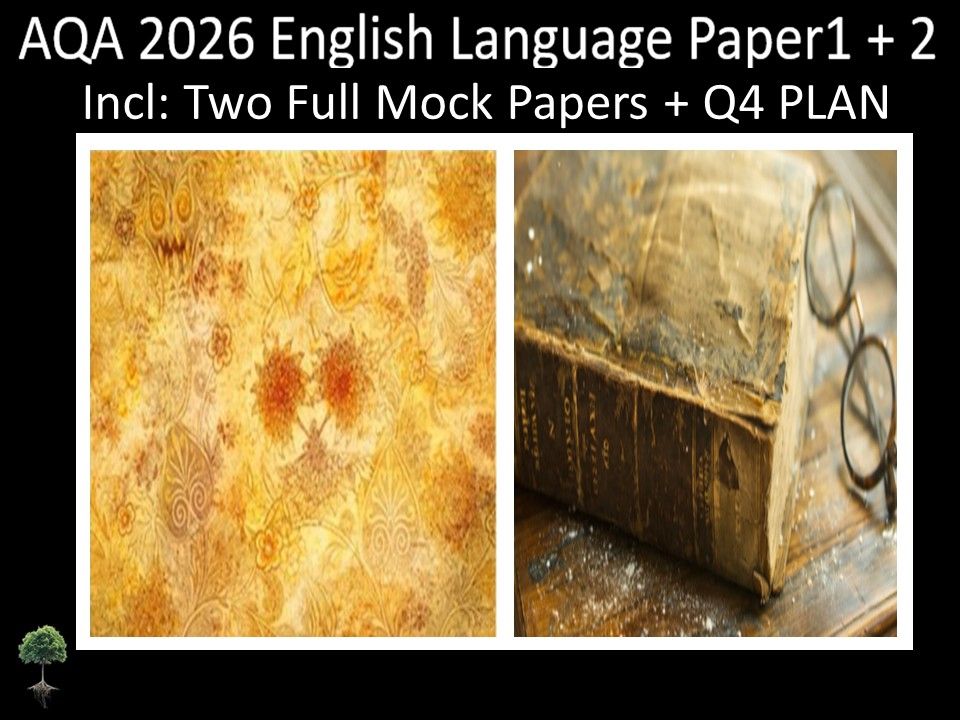 Two AQA 2026 GCSE English Language Paper 1 + 2 Mocks | Q4 Plan