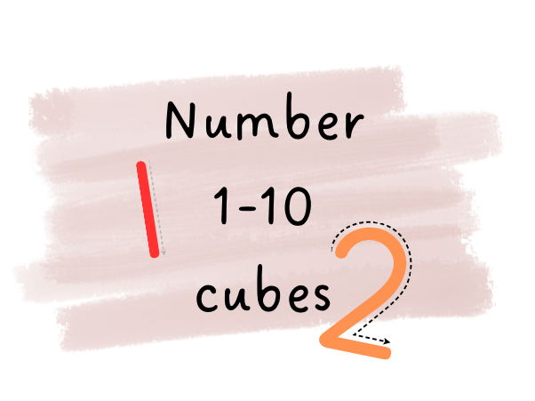 1-10 Unifix Cube Cards