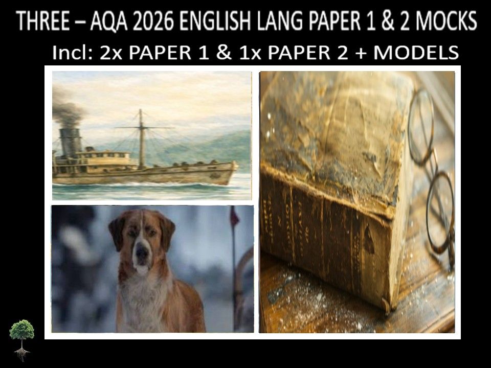 THREE - AQA PAPER 1 & 2 | 2026 FULL MOCKS | MODELS