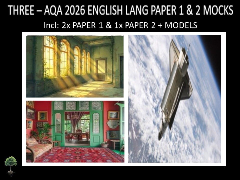THREE - AQA PAPER 1 & 2 | 2026 FULL MOCKS | MODELS
