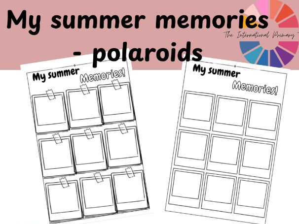 My Summer Memories Display | Summer Holiday Writing Activity | Back to School