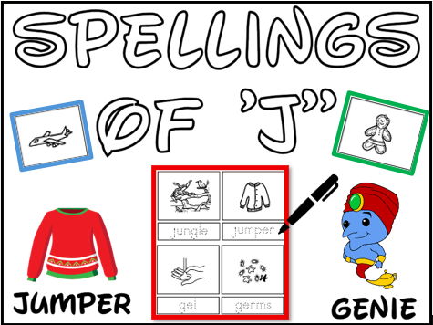Sound Sorting and Spelling 'J'  or 'G'?