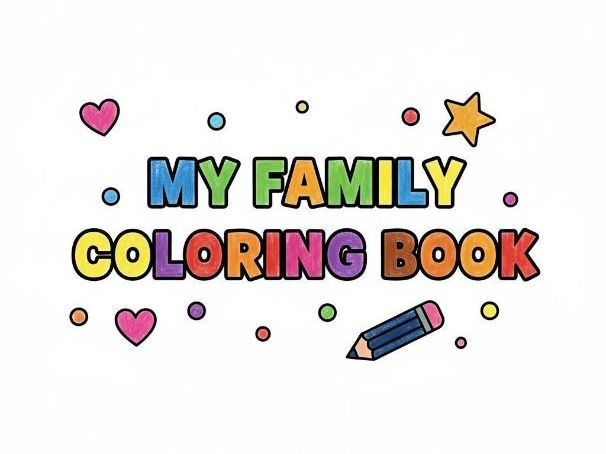 My Family Coloring Book | Printable Family Members Coloring Pages for Kids