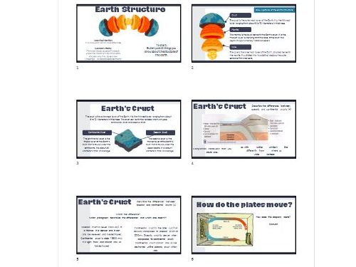 iGCSE Geography Edexcel. Hazards. Earth structure and plate types