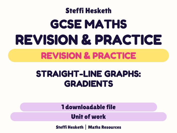 GCSE Straight-Line Graphs: Gradients