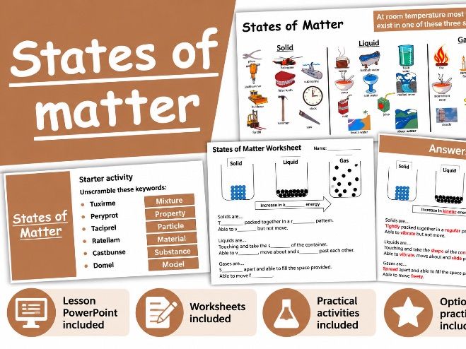 KS3 States of matter lesson
