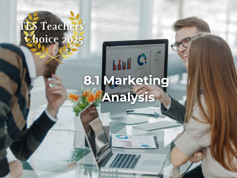 Cambridge A-Level Business Marketing Analysis PowerPoint Complete Unit 8.1 | 2026–2028 Exams