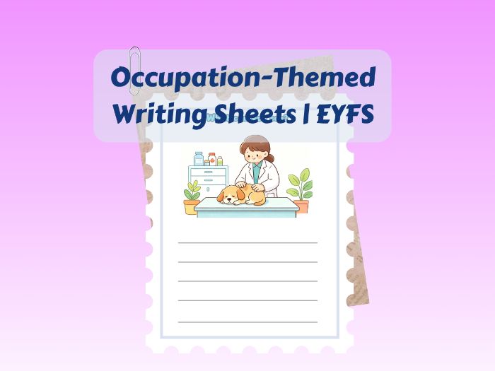 Career Dream Writing Prompts | EYFS Early Literacy