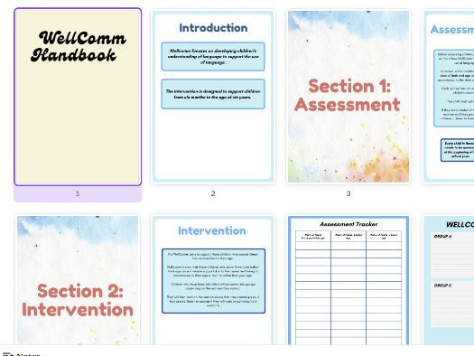 WellComm Handbook Teaching Resources
