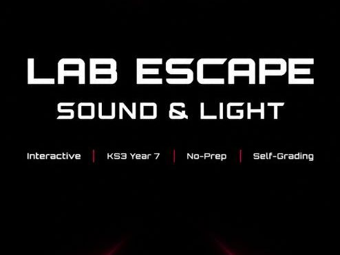 Sound & Light Escape Room | Physics KS3 Year 7