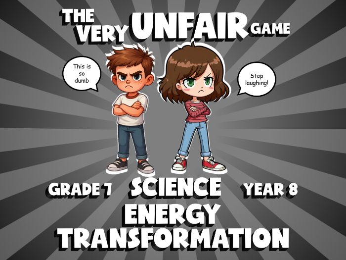 Energy Transformation VERY UNFAIR GAME | No-Prep Year 8 Science Review Activity