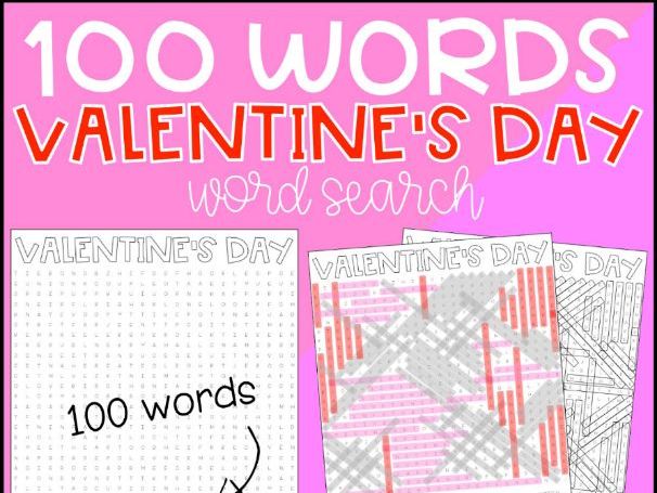 Valentine's Day Word Search