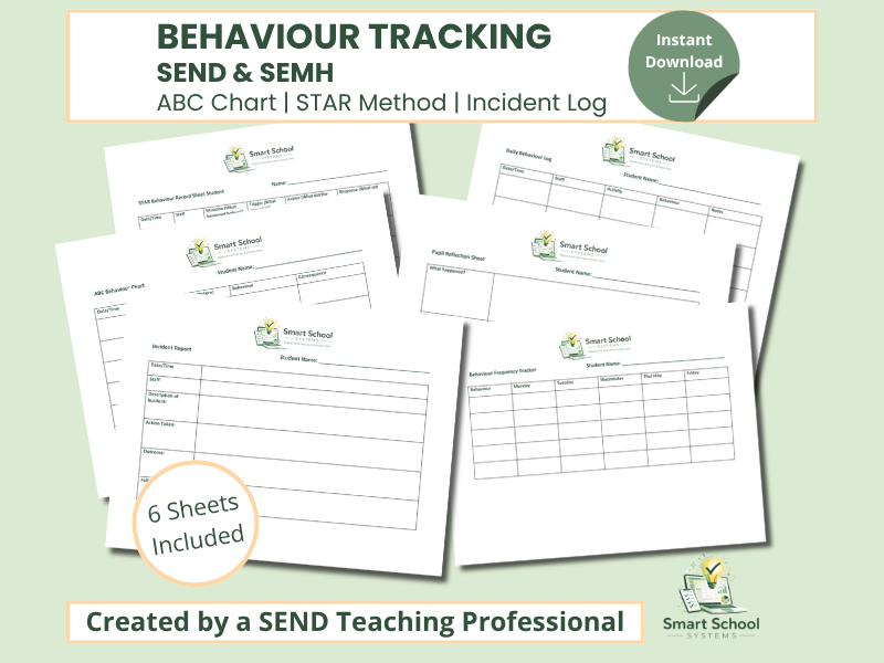 ABC Behaviour Chart & STAR Behaviour Record