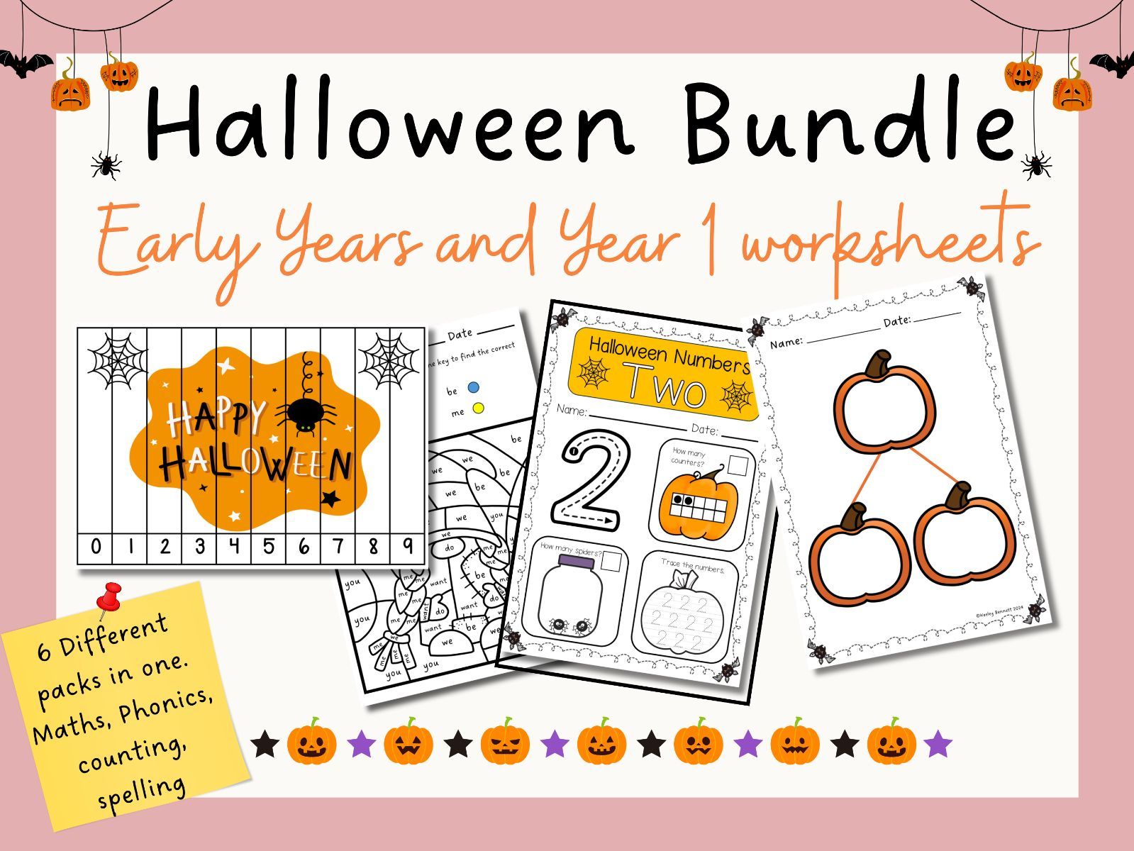 Halloween Mega Bundle for Early Years and Year 1