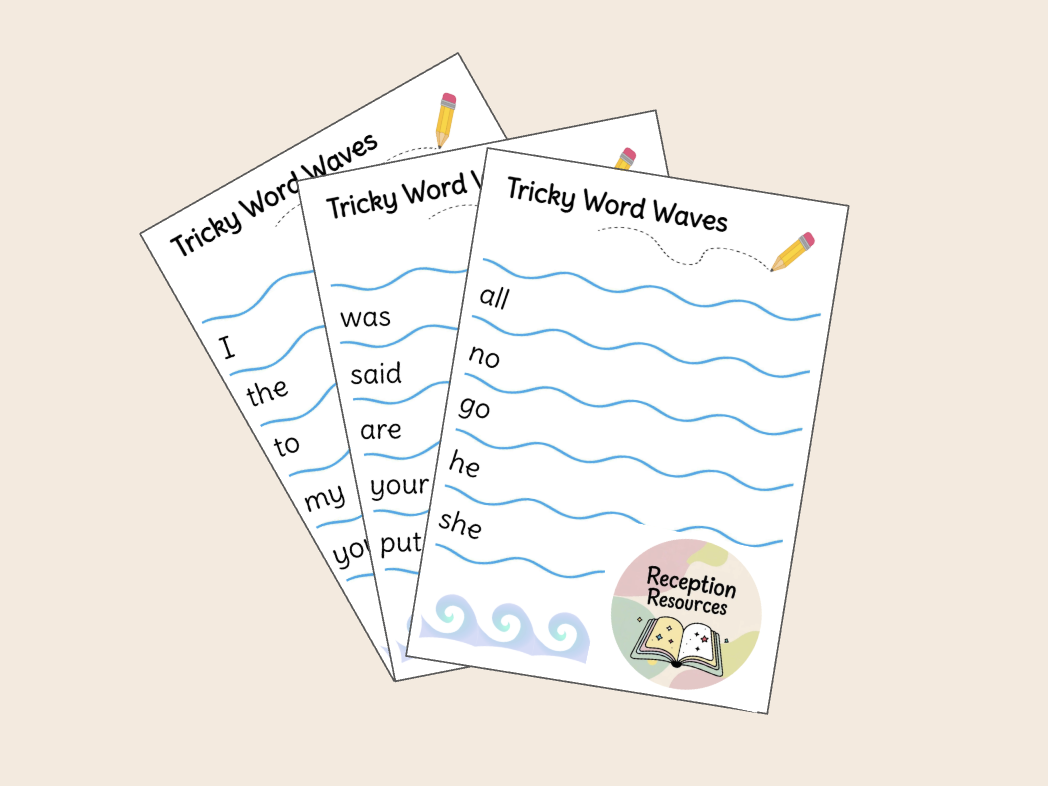 Tricky Word read and write