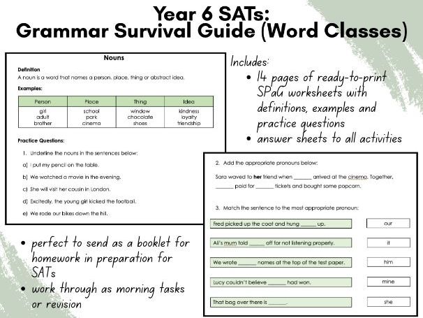 SATs Grammar Survival Guide