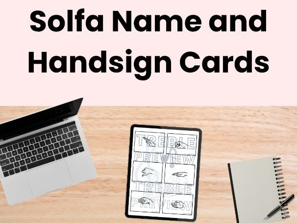 Solfa Name and Handsign Cards