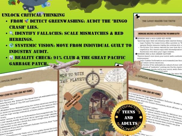 Climate Change KS4 | Environmental Critical Thinking Activities