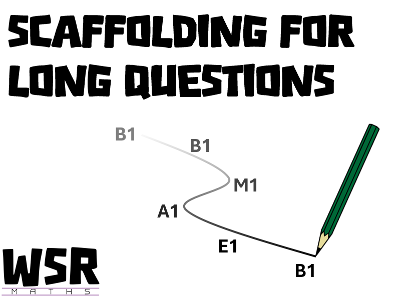 Scaffolded Worksheet for Big AS Maths Questions