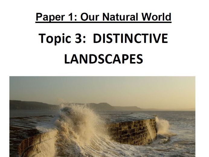 OCR-B GCSE Geography: DISTINCTIVE LANDSCAPES Revision Guide