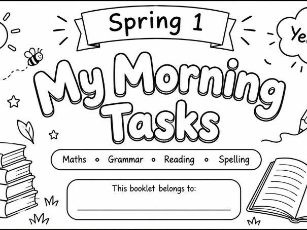 Year 3 Spring 1 Morning Task Booklet and Slides