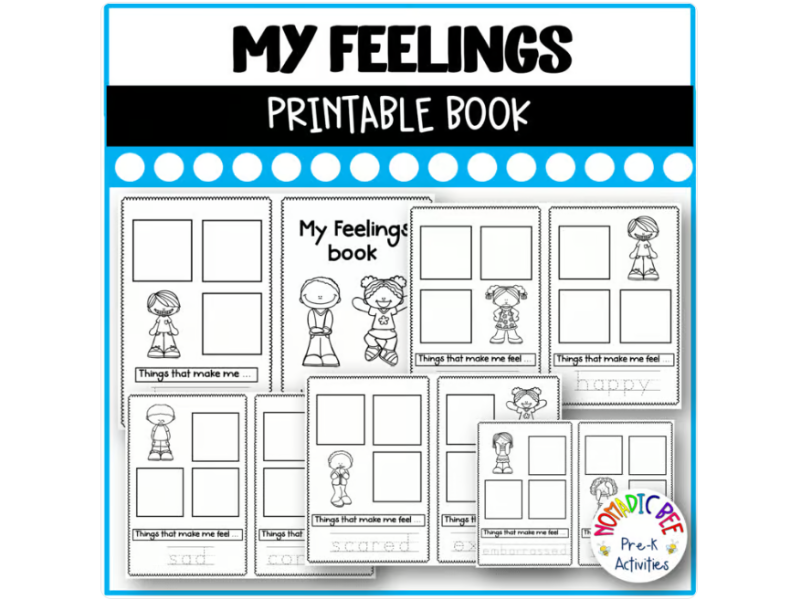 My Feelings Printable Book