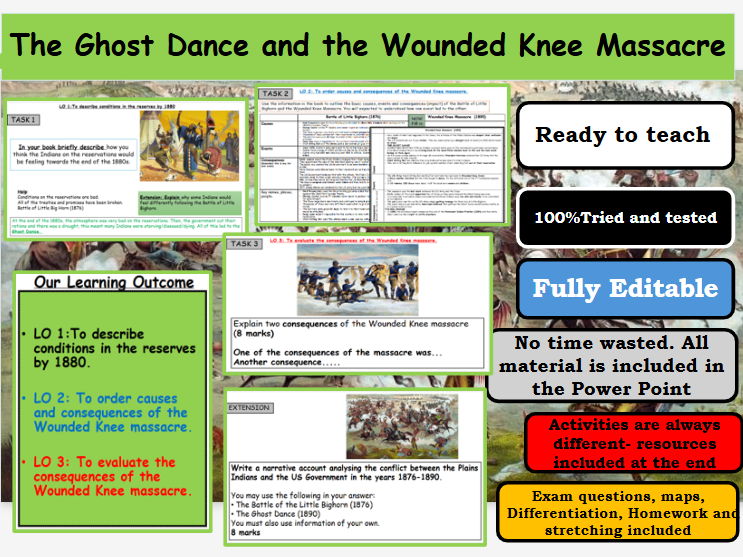 The Ghost Dance and the Wounded Knee massacre
