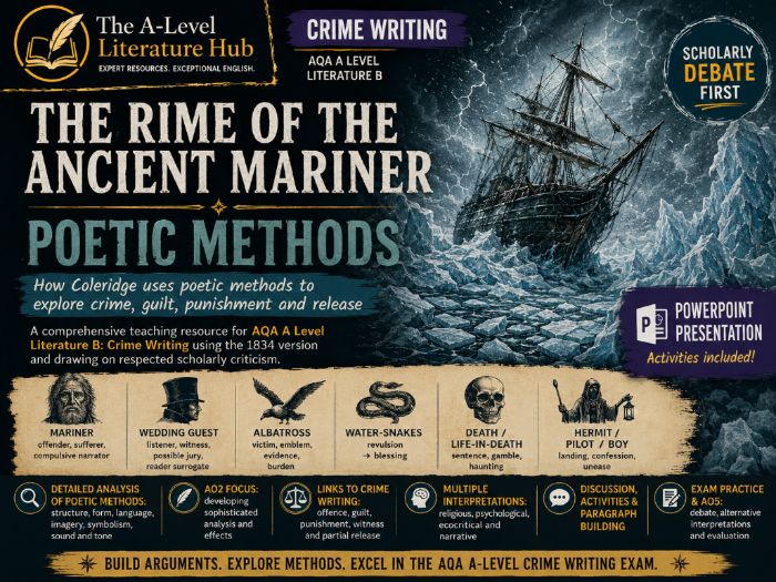 The Rime of the Ancient Mariner: Poetic Methods | AQA A-Level Crime Writing