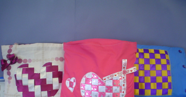 Design Technology: Textiles Ribbon weave KS3 Cushion project