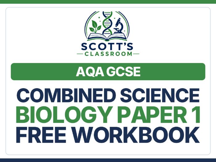 FREE AQA Combined Science Biology P1 Workbook