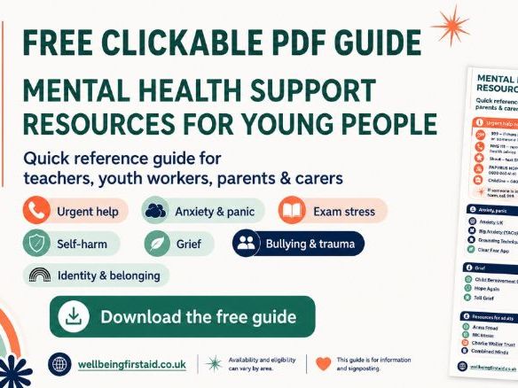 Student Mental Health Support | Free Signposting Guide for Teachers